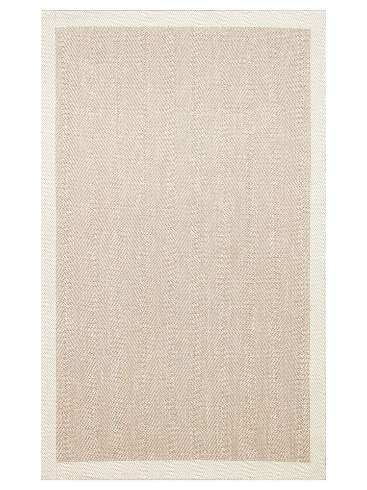 Resort Cotton Non-Slip Based Living Room Corridor Entrance Kitchen Stylish Rug 02 BEIGE