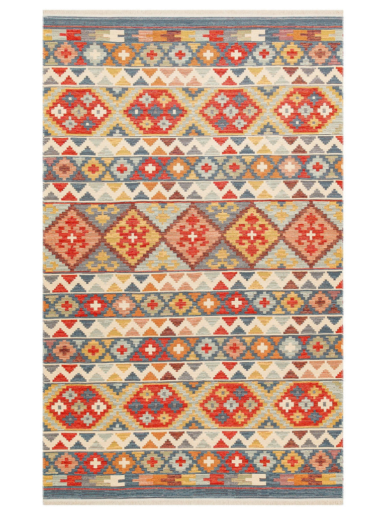 Rota Washable, Double-Sided Usable Soft Touch Authentic Rug 02 AQUA