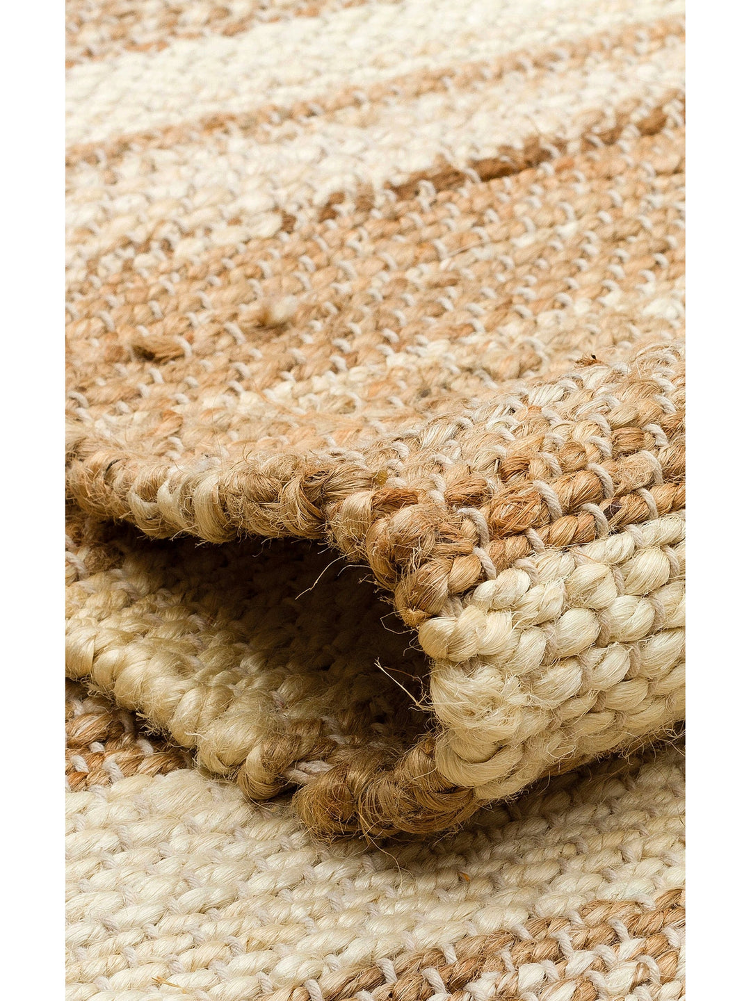 Crown Jute %100 Natural Hand Woven Living Room Corridor Entrance Kitchen Balcony Wicker Carpet 11 NATWHIXW