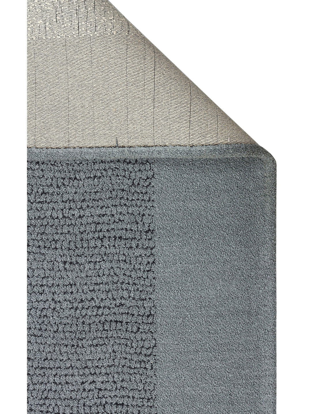 Atacama Cotton Non-Slip Based Living Room Corridor Entrance Kitchen Fine Woven Modern Carpet 01 GREY