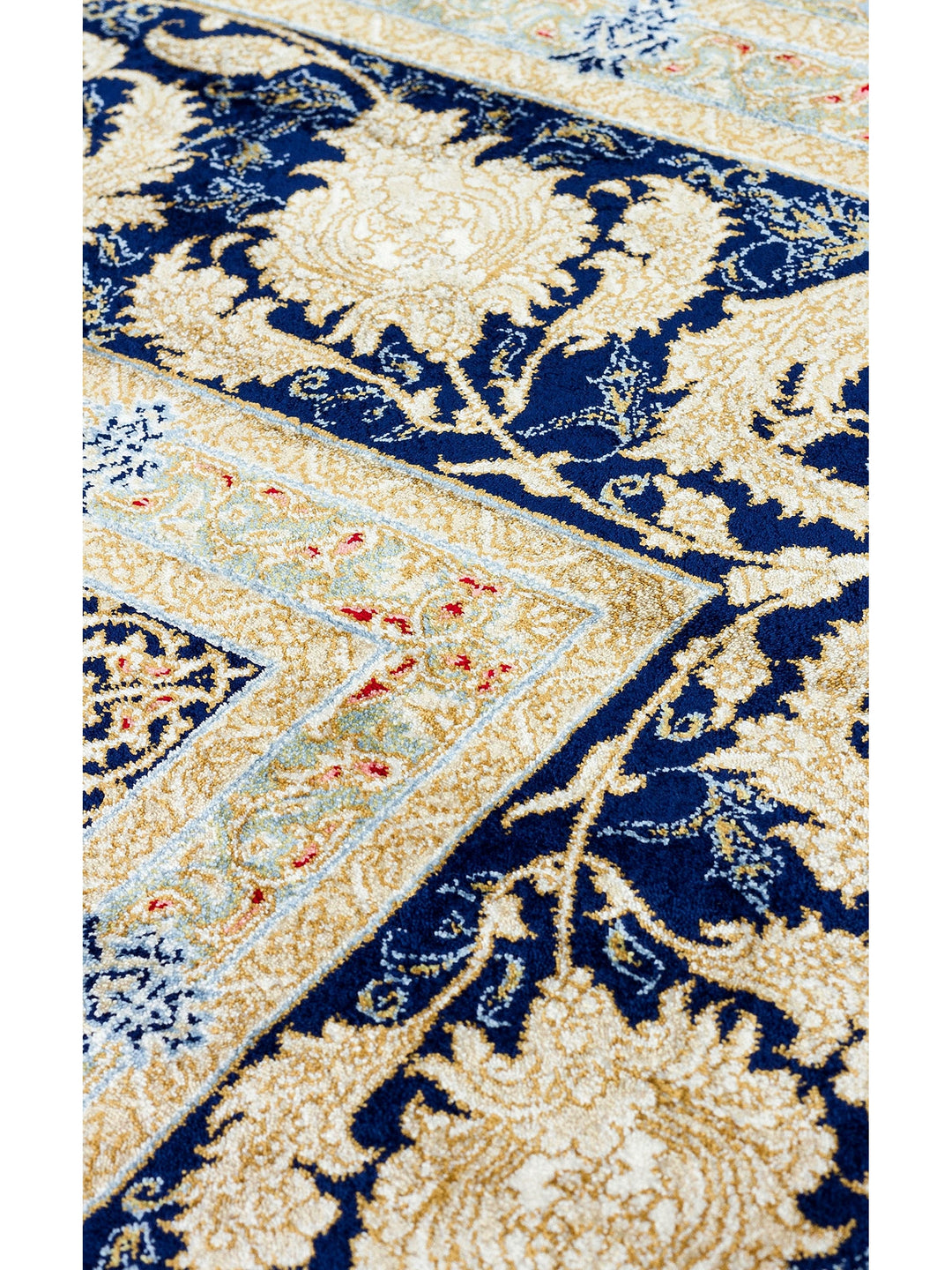 Topkapi Series High Quality Dense Woven Classic Patterned Special Shiny Living Room Carpet 04 CREAM