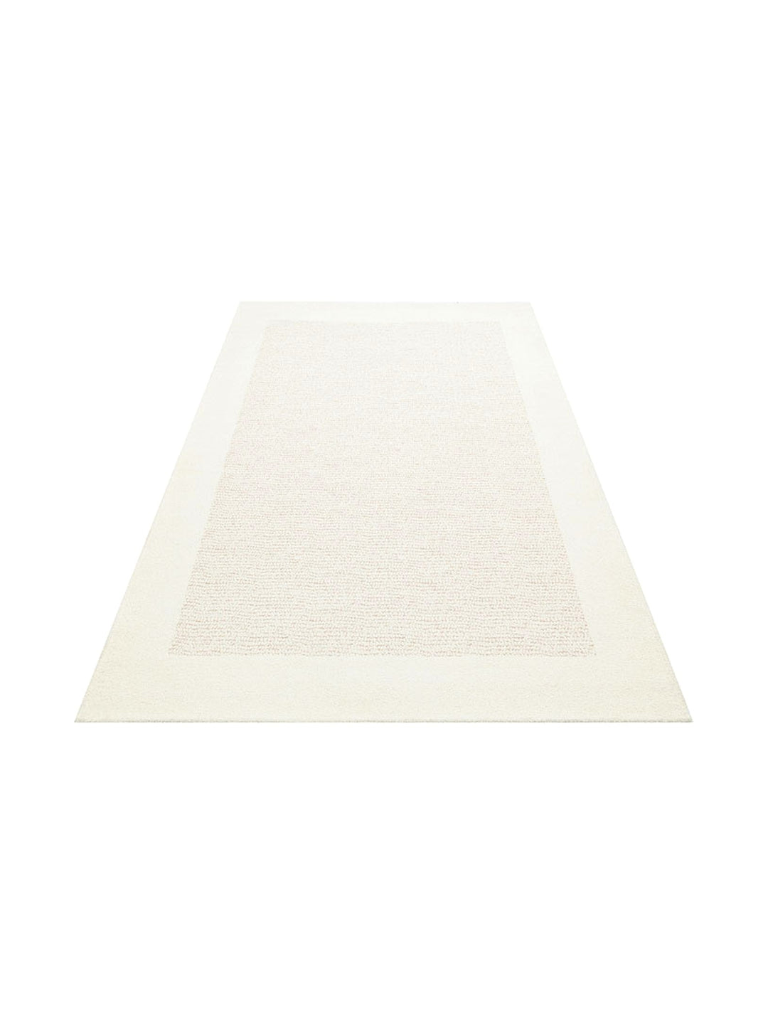 Atacama Cotton Non-Slip Based Living Room Corridor Entrance Kitchen Fine Woven Modern Carpet 01 CREAM