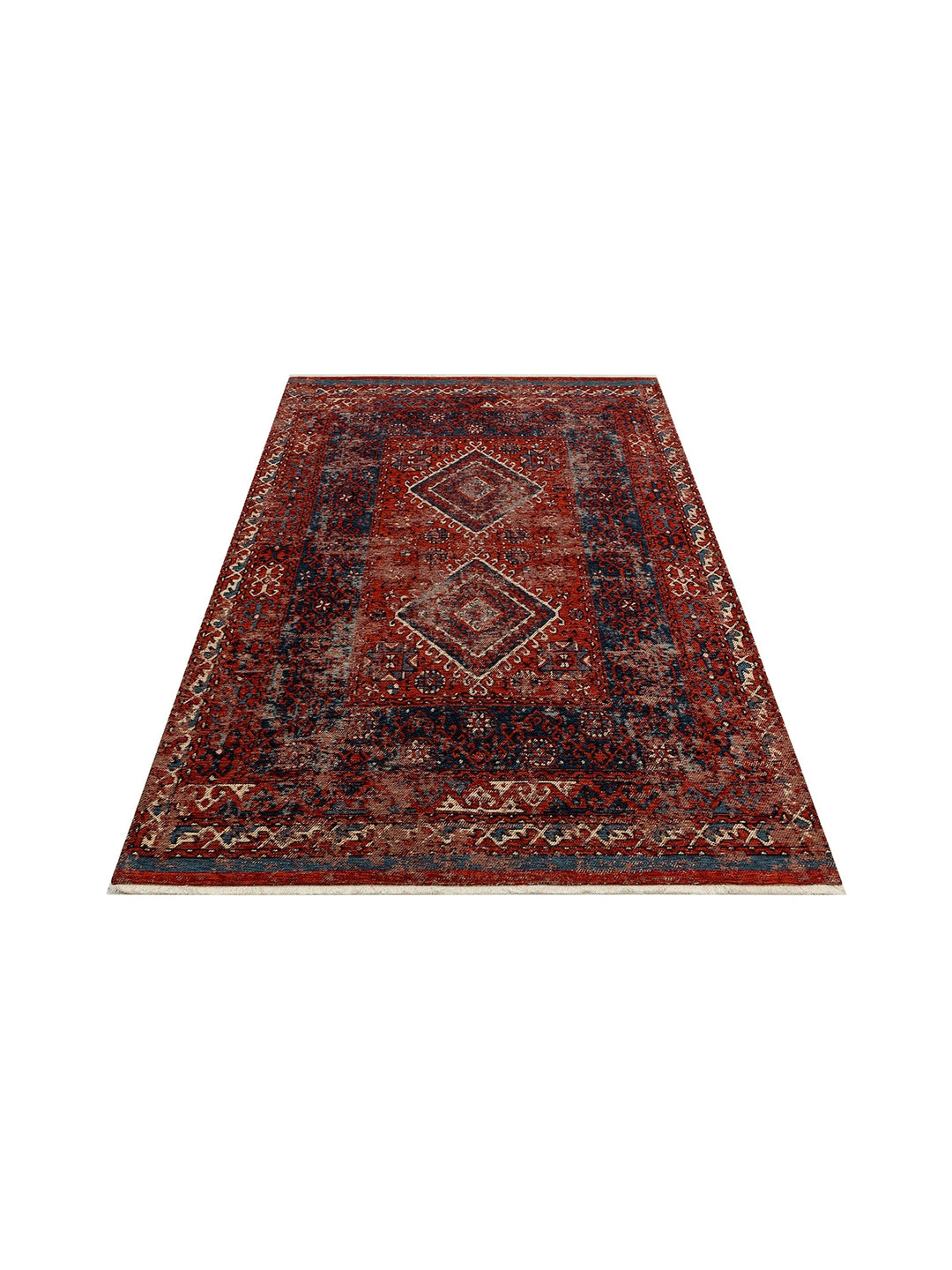 Cappadocia Antique Patterned Living Room Hall Kitchen Corridor Washable Non-Slip Based Rug 02 MULTY