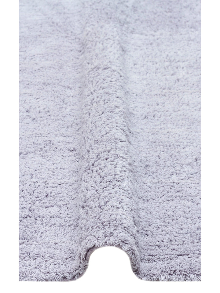 Cotton Baby 100% Natural Cotton Washable Non-Slip Based Baby Rug PLAIN GREY