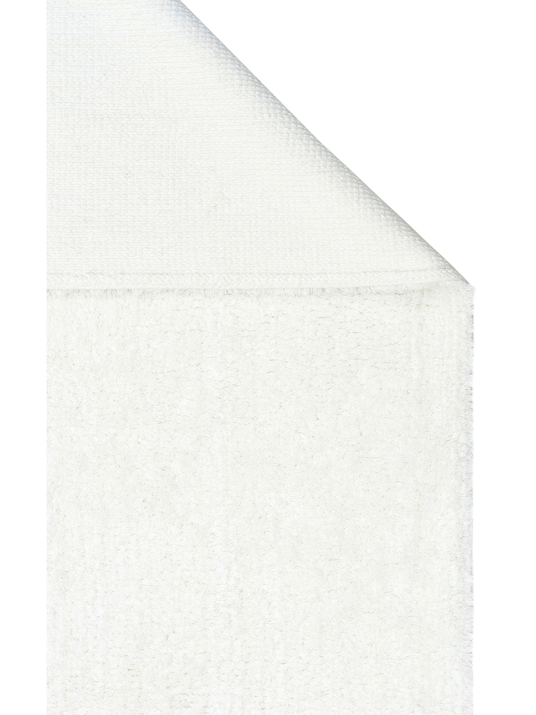 Cotton Baby 100% Natural Cotton Washable Non-Slip Based Baby Rug PLAIN WHITE