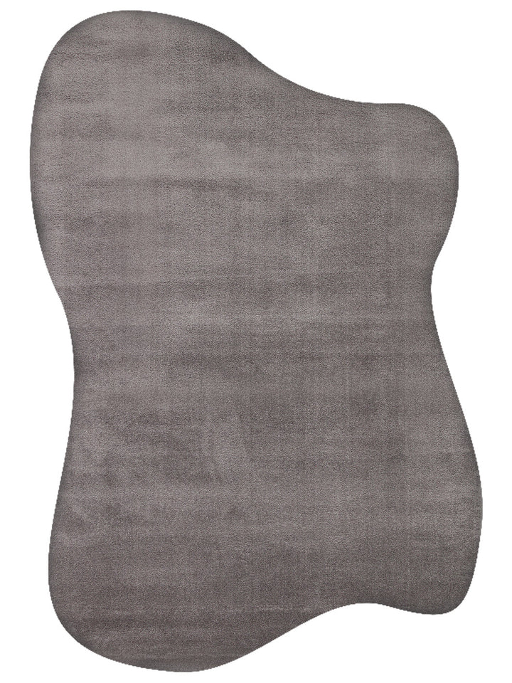 Tapis Shaggy Élégant à Toucher Doux Peace Art Hav Ne Donne Pas de Poussière 01 ANTHRACITE