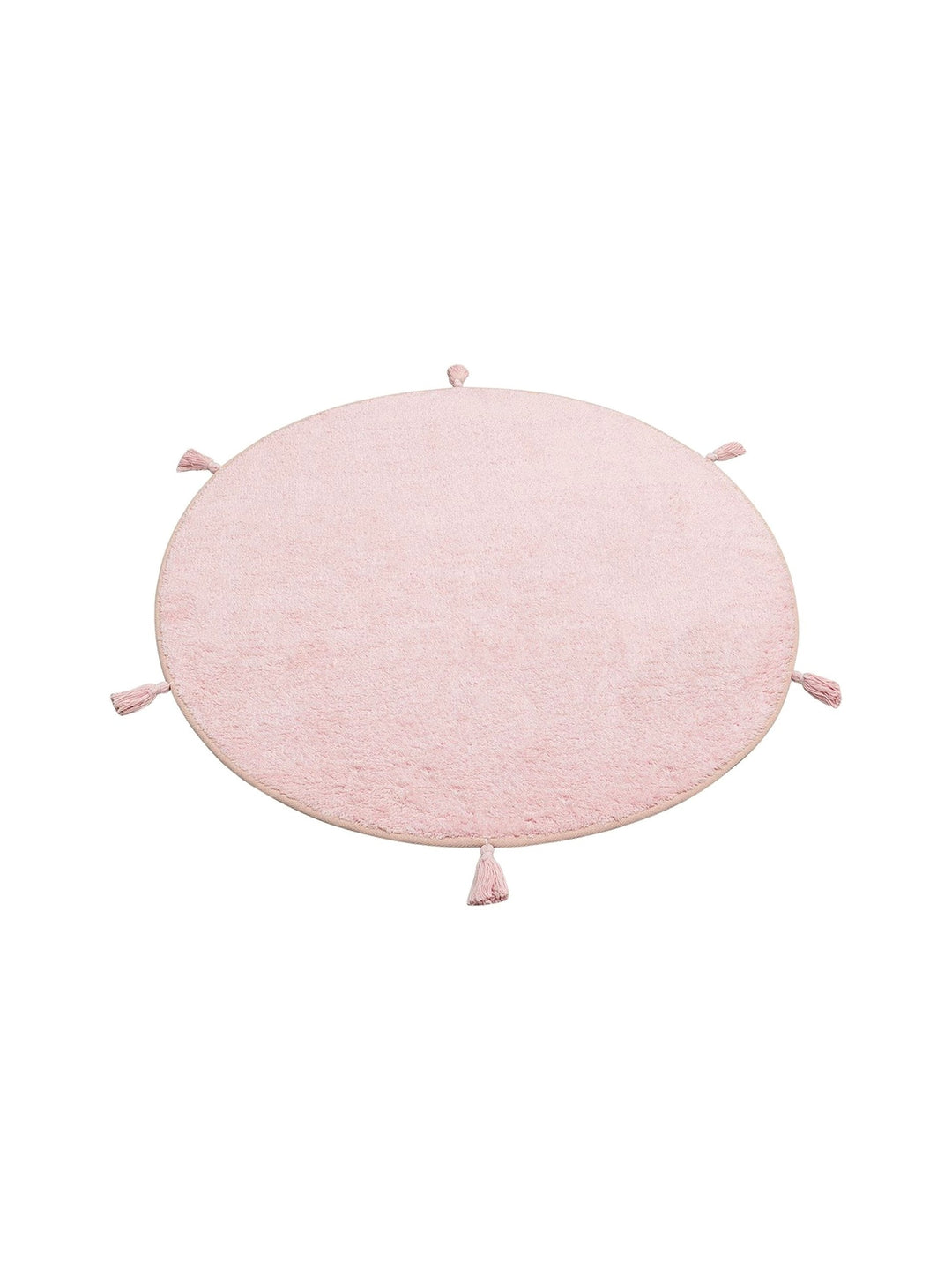 Cotton Baby 100% Natural Cotton Washable Non-Slip Based Baby Rug PLAIN POWDER Q