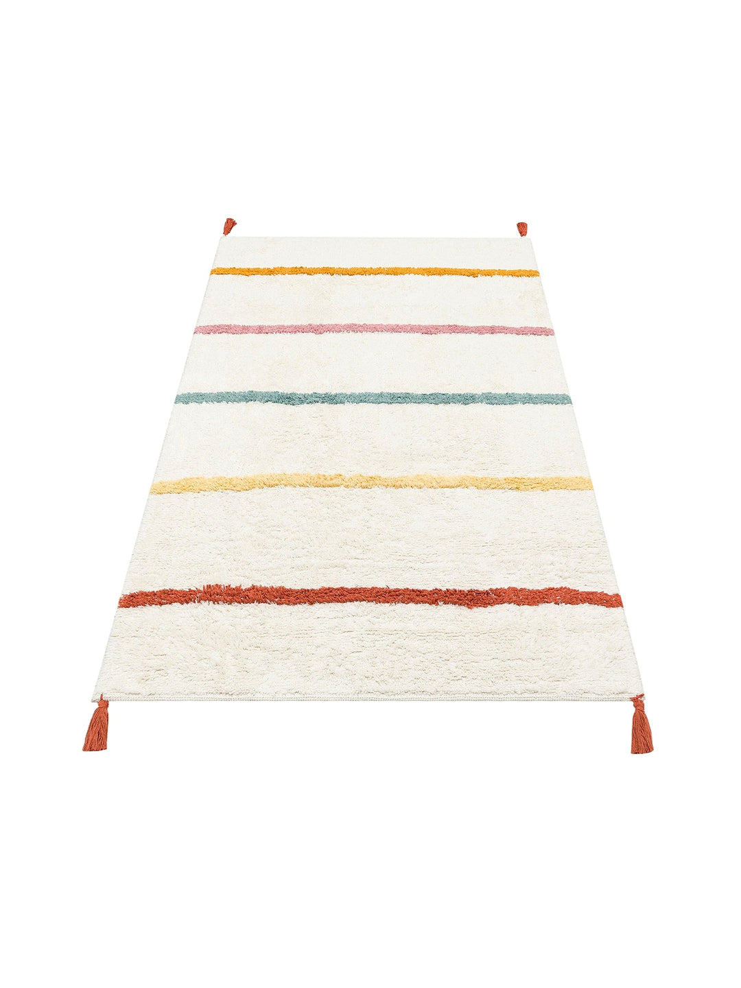 Cotton Baby 100% Natural Cotton Washable Non-Slip Based Baby Rug 01 MULTY XW