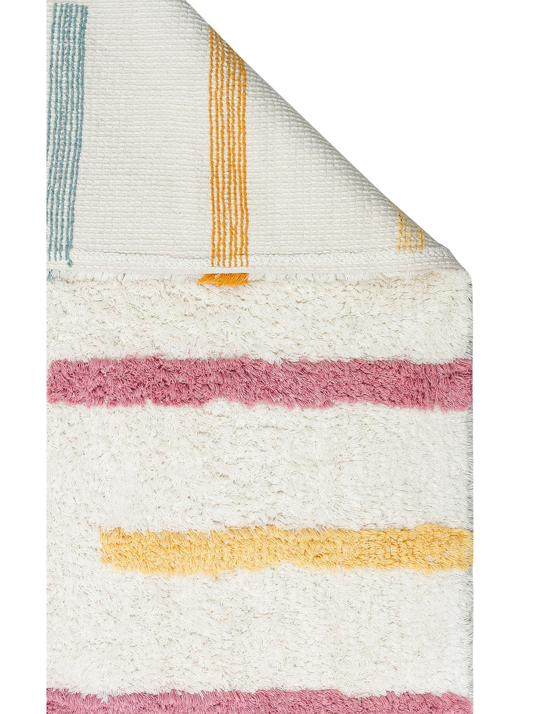 Cotton Baby 100% Natural Cotton Washable Non-Slip Based Baby Rug 03 MULTY XW