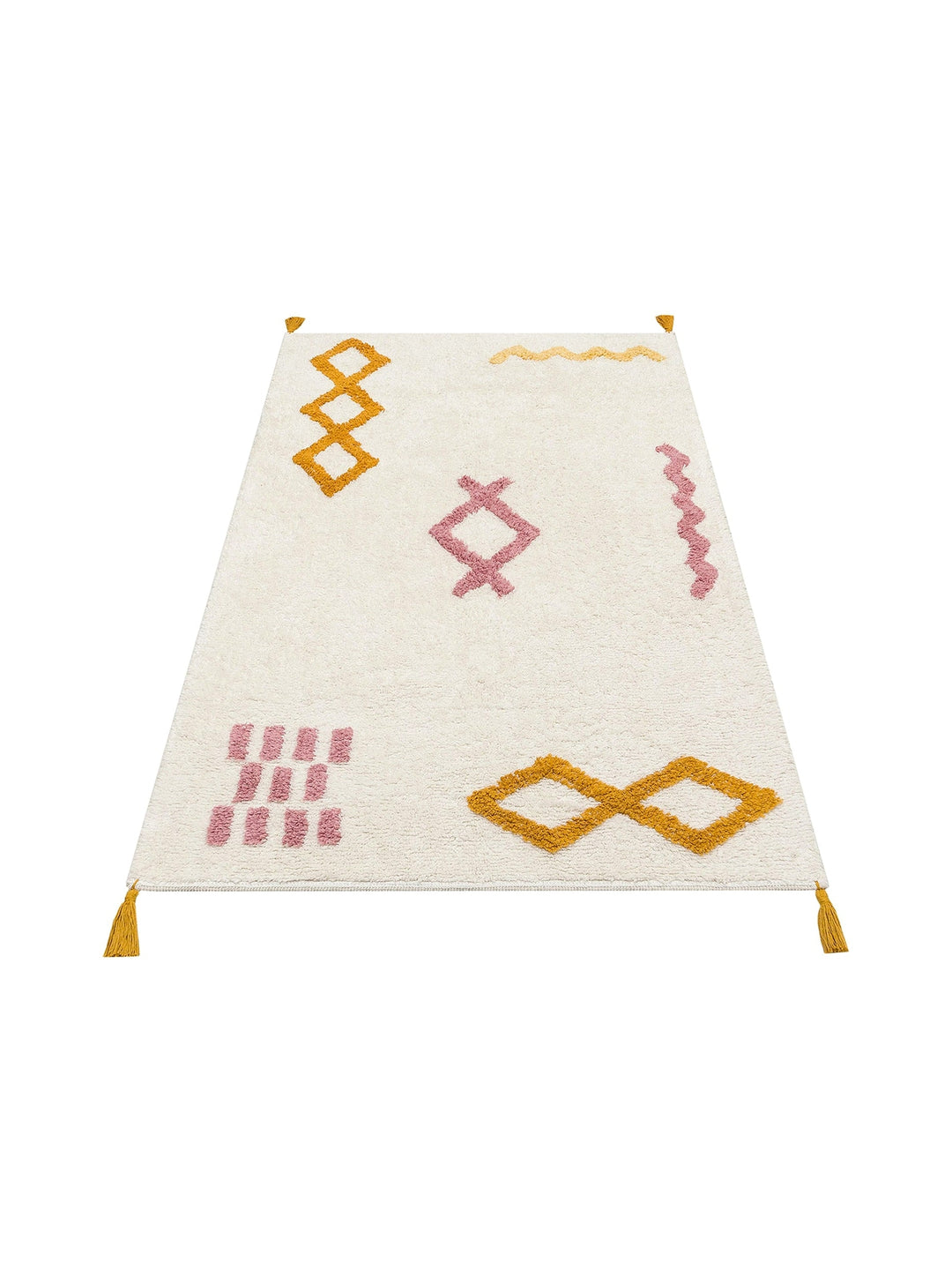 Cotton Baby 100% Natural Cotton Washable Non-Slip Based Baby Rug 04 MULTY XW