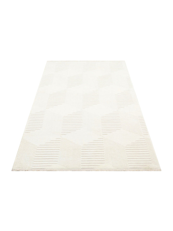 Lino Series Kitchen Living Room Hall Entrance Hallway Washable Non-Slip Based Cotton Rug 01 CREAM