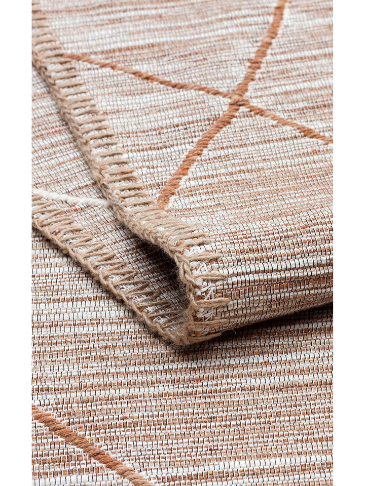 Maya Craft 100% Natural Cotton Washable Double Sided Living Room Kitchen Hallway Modern Rug 2BEG