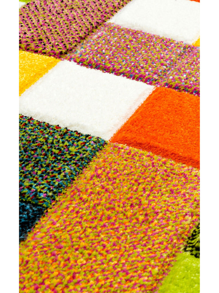 Carpetdocia Kids Fun Multicolored Children's Carpet 26 MULTY