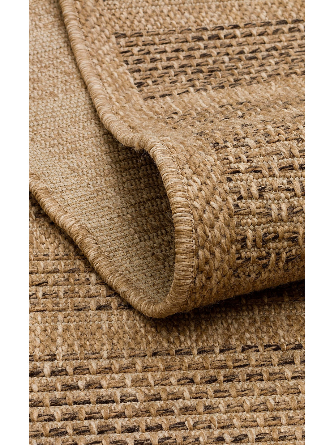 Mallorca Sun and Water Resistant Living Room Corridor Kitchen Balcony Jute Look Sisal Carpet 01 NAT