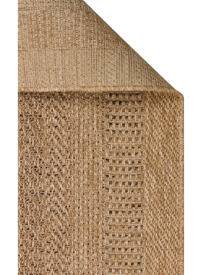 Mallorca Sun and Water Resistant Living Room Corridor Kitchen Balcony Jute Look Sisal Carpet 02NAT