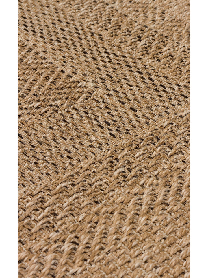 Mallorca Sun and Water Resistant Living Room Corridor Kitchen Balcony Jute Look Sisal Carpet 02NAT