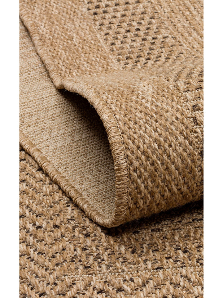 Mallorca Sun and Water Resistant Living Room Corridor Kitchen Balcony Jute Look Sisal Carpet 02NAT