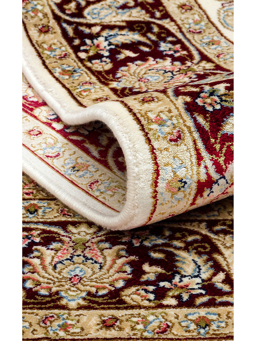 Topkapi Prayer Rug Classic Patterned High Quality Special Shiny Gift Dowry Prayer Rug 01CREAMRED