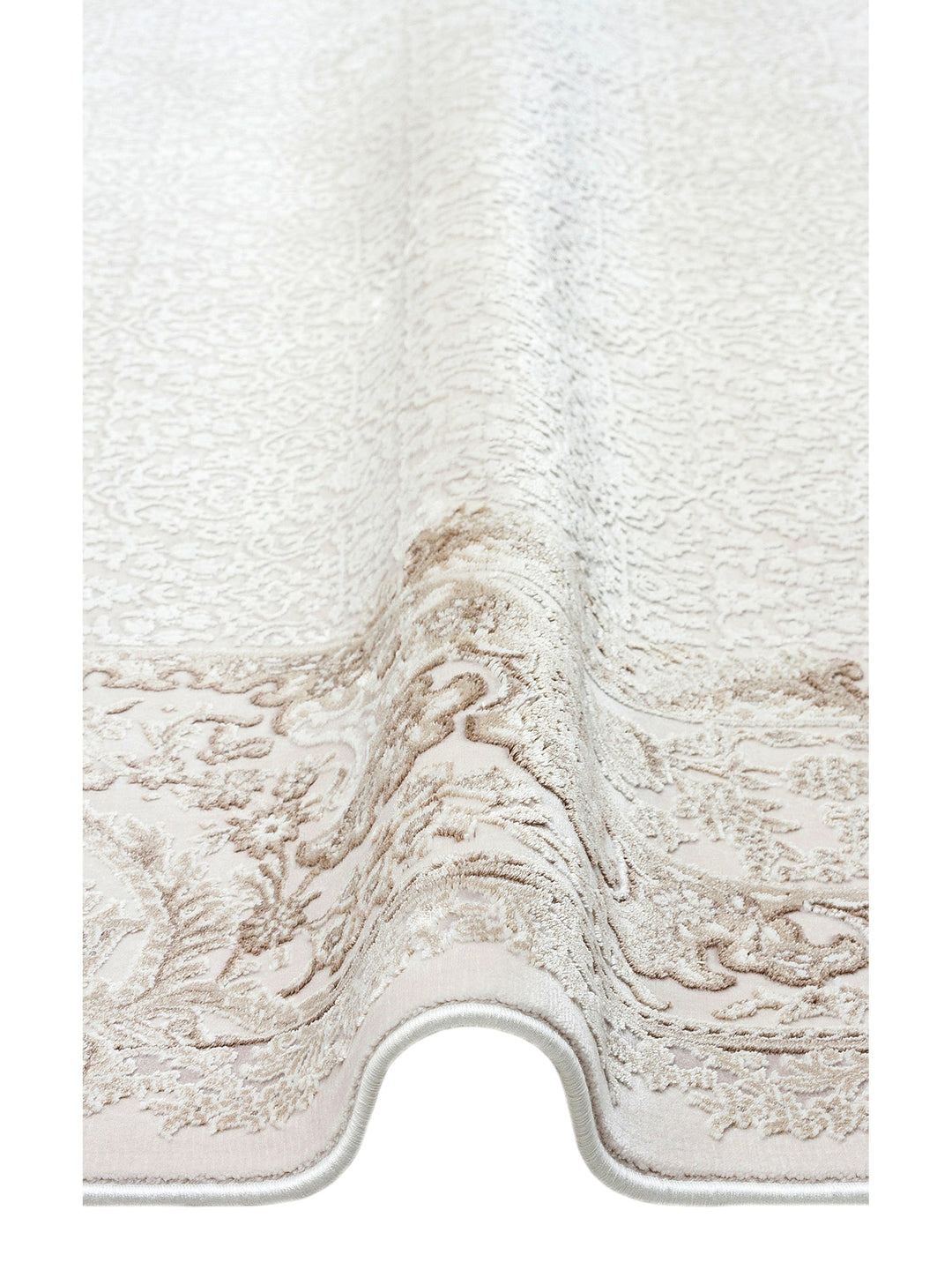 Tango Shiny Stylish and Modern Tightly Woven Living Room Carpet 03 CREAM BEIGE