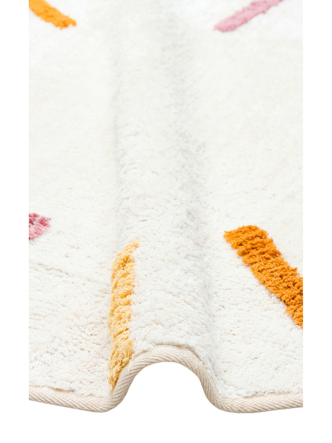 Cotton Baby 100% Natural Cotton Washable Non-Slip Based Baby Rug 03 MULTY XW Q