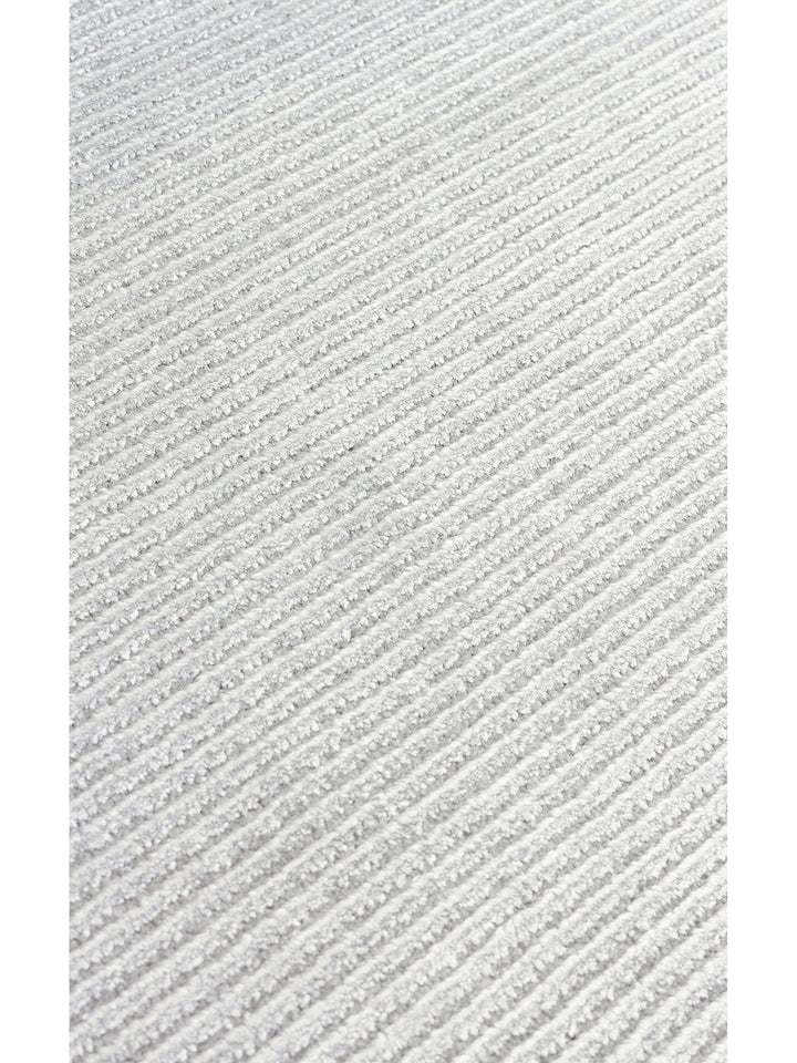 Montenegro Viscose Blend Plain Patterned Tight Weave Living Room Hall Hallway Modern Carpet 02 GREY