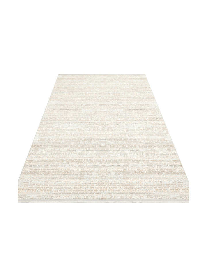 Smooth Washable Non-Slip Shiny Living Room Hallway Fine Woven Modern Carpet 101 BEIGE XW