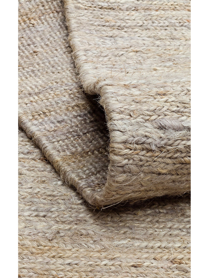 Coffee 100% Natural Hemp Living Room Hall Hallway Entrance Bedroom Knitted Carpet PLAIN GREY