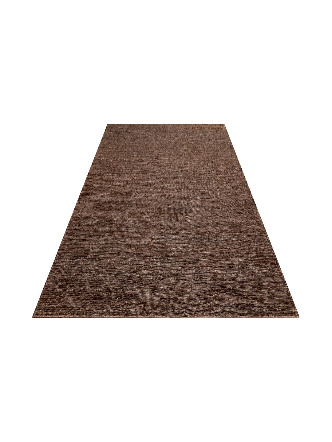 Coffee 100% Natural Hemp Living Room Hall Hallway Entrance Bedroom Knitted Carpet PLAIN BROWN