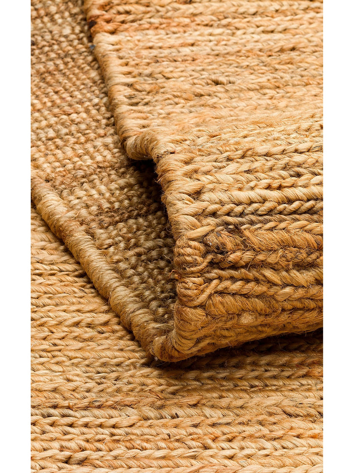 Coffee 100% Natural Hemp Living Room Hall Hallway Entrance Bedroom Knitted Carpet PLAIN NATURAL