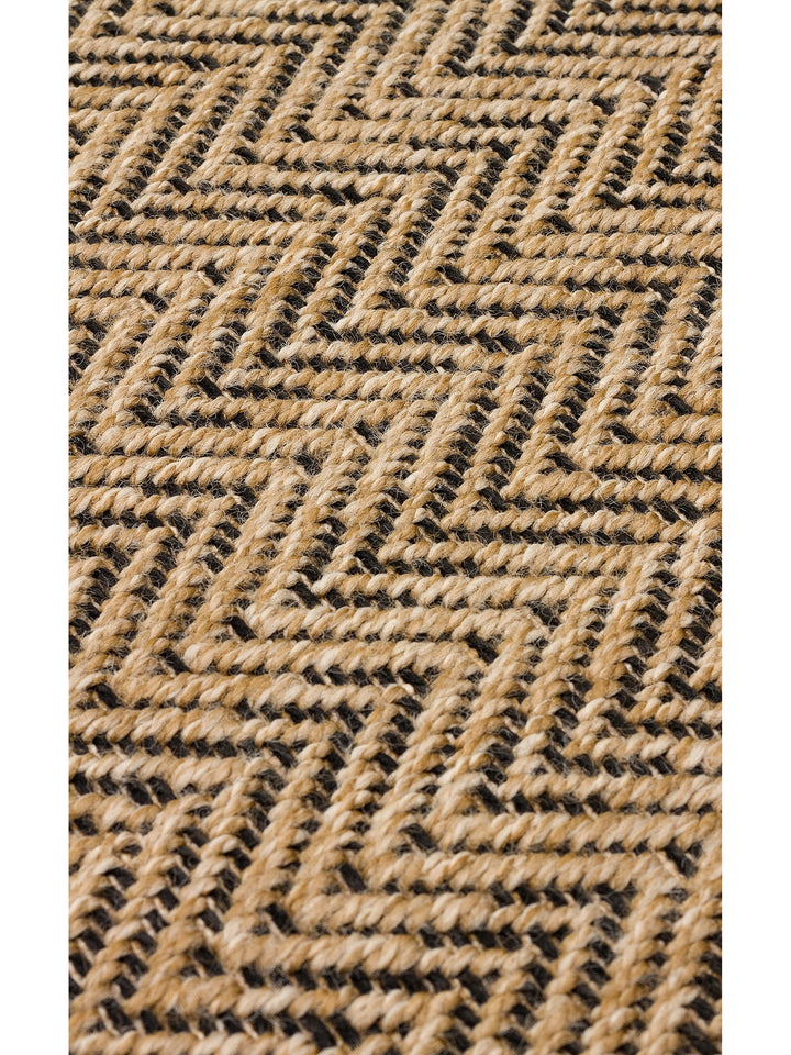 Dream Easy to Clean Sisal Look Carpet Suitable for Indoor and Outdoor Use 02 NATURAL BLACKXW