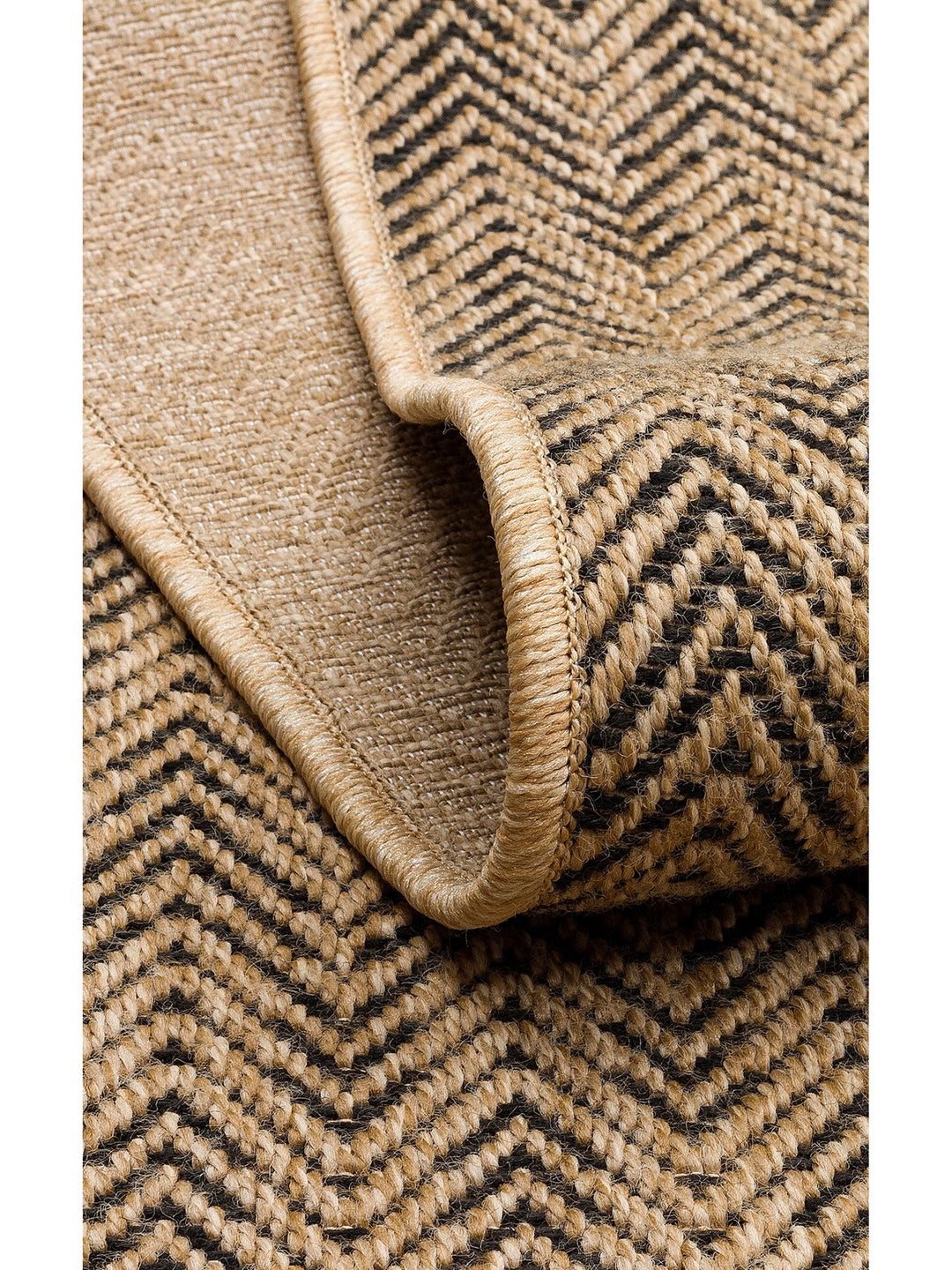 Dream Easy to Clean Sisal Look Carpet Suitable for Indoor and Outdoor Use 02 NATURAL BLACKXW