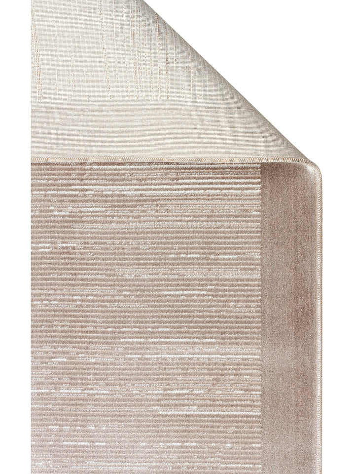 Smooth Lux Bright Living Room Hall Hallway Fine Woven Modern Carpet 909 BEIGE