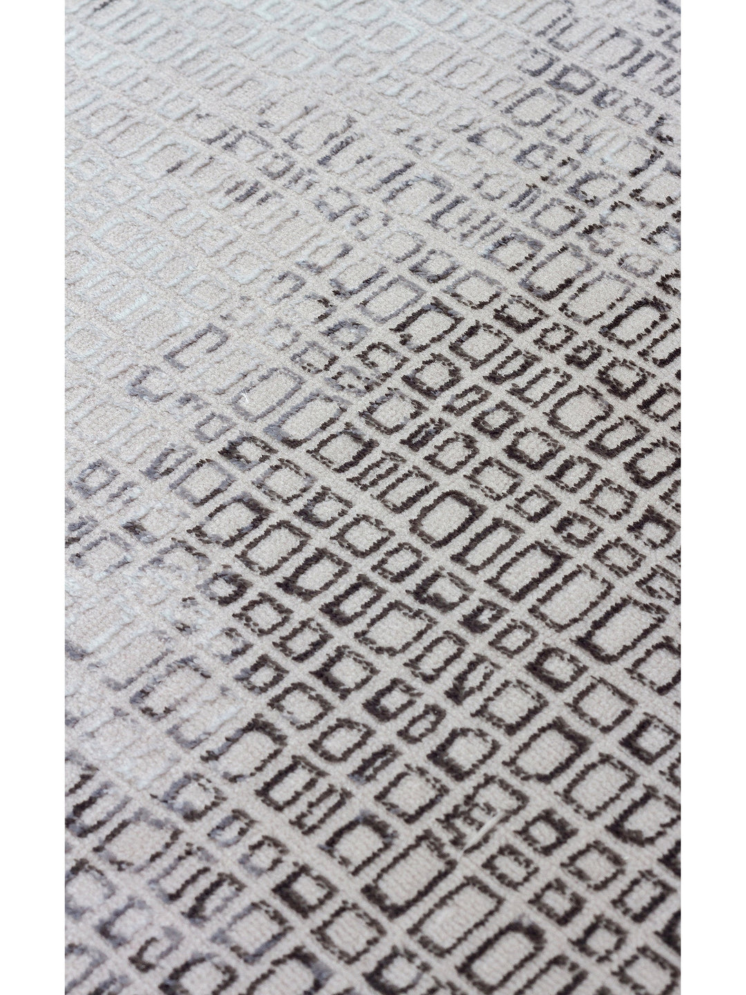 Smooth Washable Non-Slip Shiny Living Room Hallway Fine Woven Modern Carpet 108 D.GREY