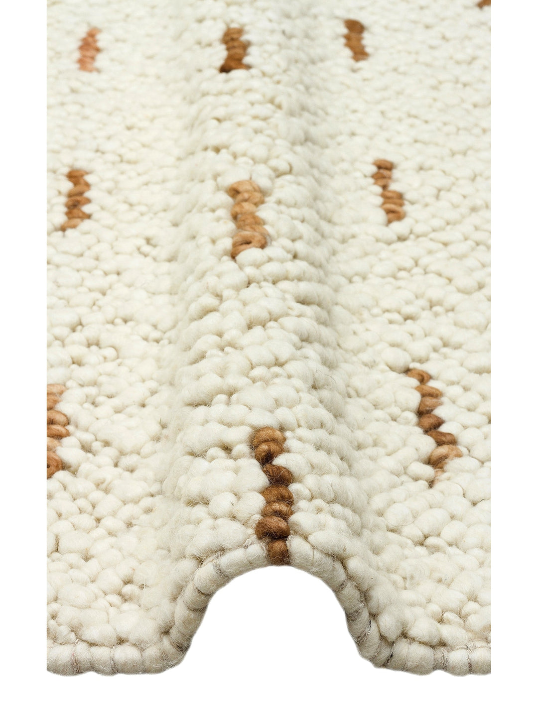 Woolstar 100% Natural Sweater Patterned Living Room Hallway Entrance Hand Woven Knitted Carpet JD 06 NAT