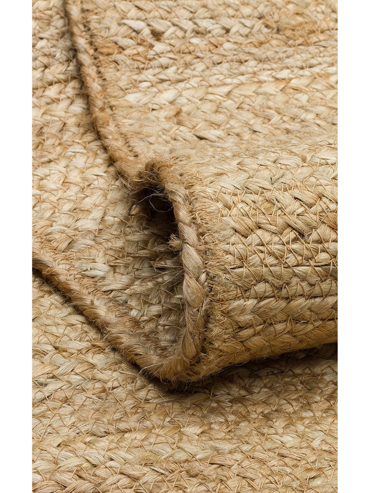 Crown Jute 100% Natural Hand Woven Living Room Corridor Entrance Kitchen Balcony Wicker Carpet 12 NATURAL