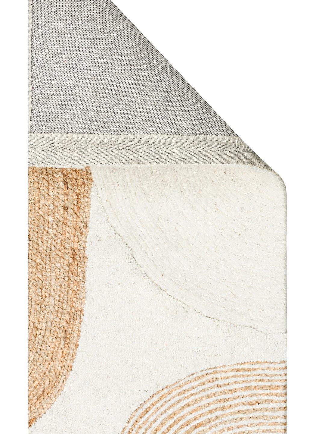 Woolstar %100 Naturel Kazak Desenli Salon Oturma Odası Koridor Antre El Dokuma Örgü Halı 902NATWHITE