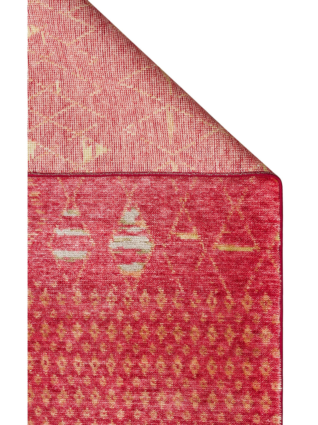 Oushak Carnaval 100% Natural Easy to Clean Handmade Tencel Modern Uşak Carpet 15 RED