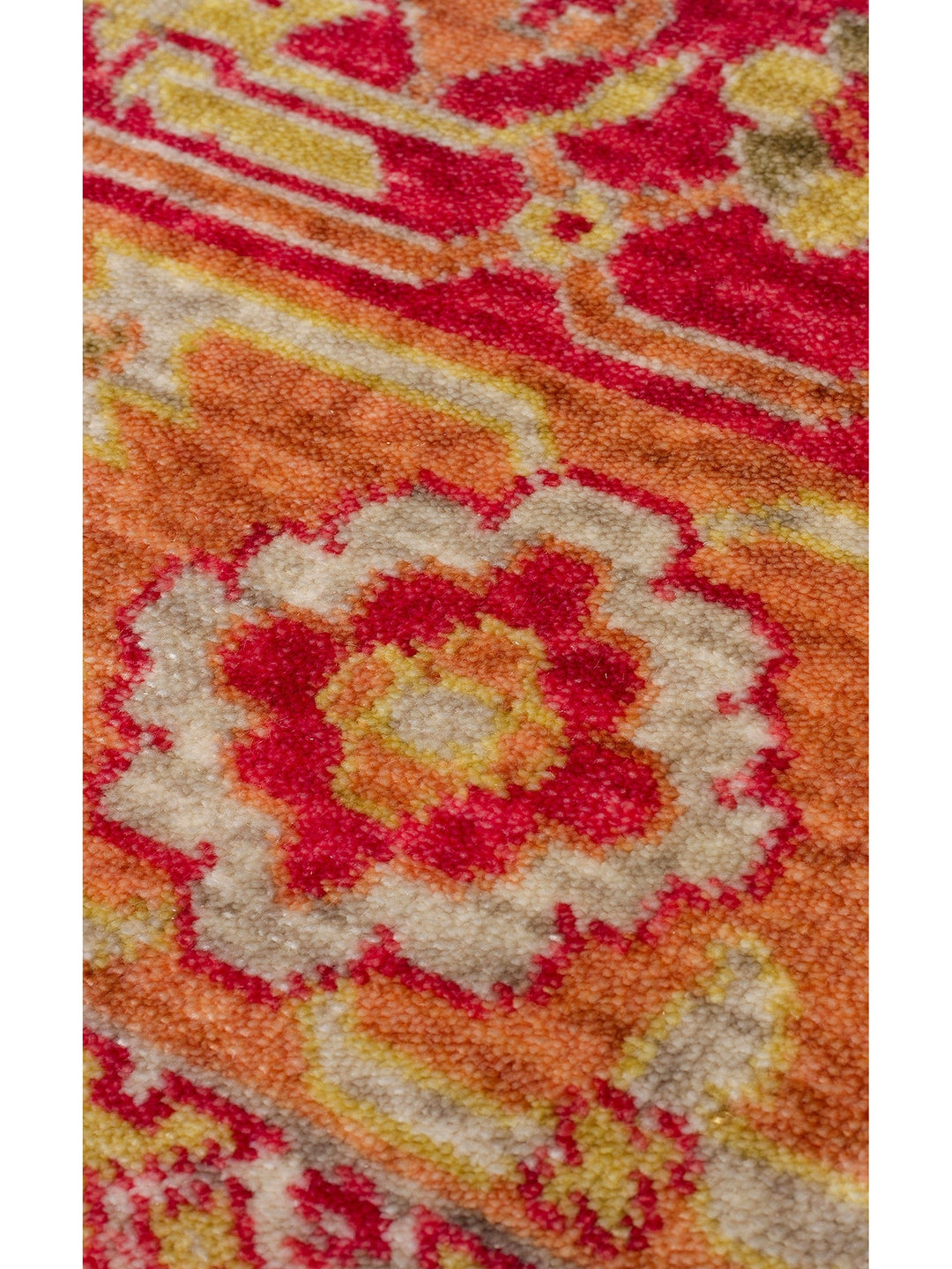 Oushak Carnaval 100% Natural Easy to Clean Handmade Tencel Modern Uşak Carpet 17 RED