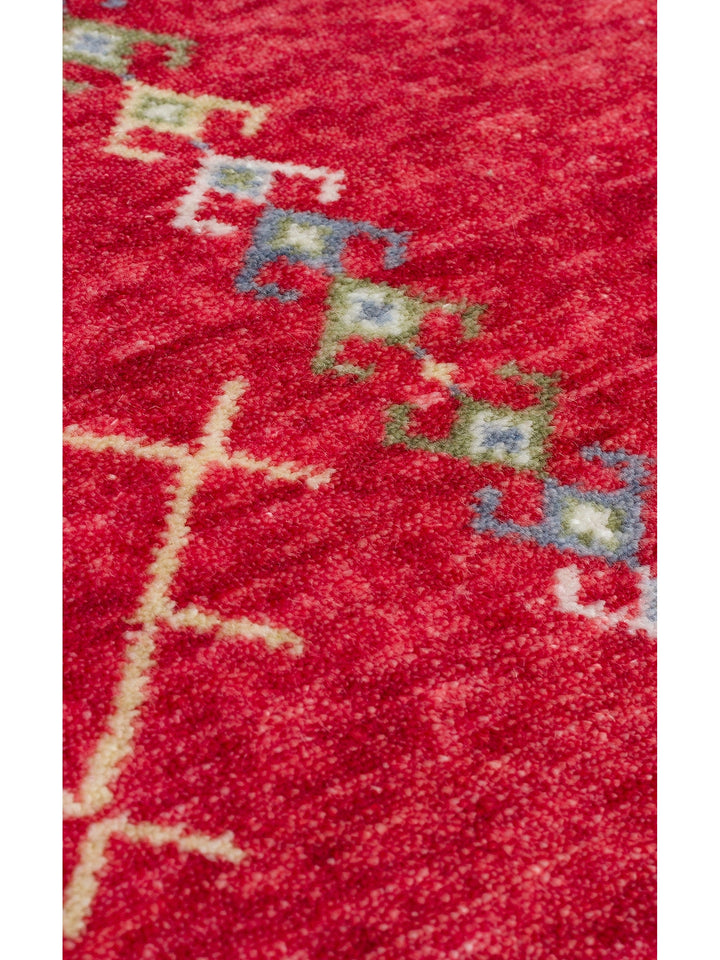 Oushak Carnaval 100% Natural Easy to Clean Handmade Tencel Modern Uşak Carpet 20 REDM