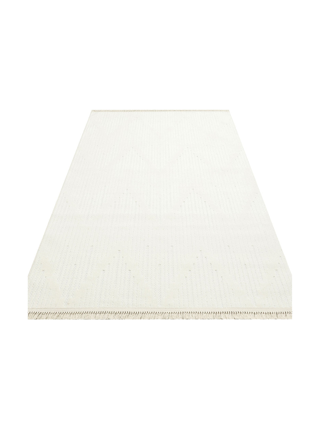 Sevilla Soft Touch Non-Dust Living Room Hall Hallway Entrance Modern Carpet 03 WHITE