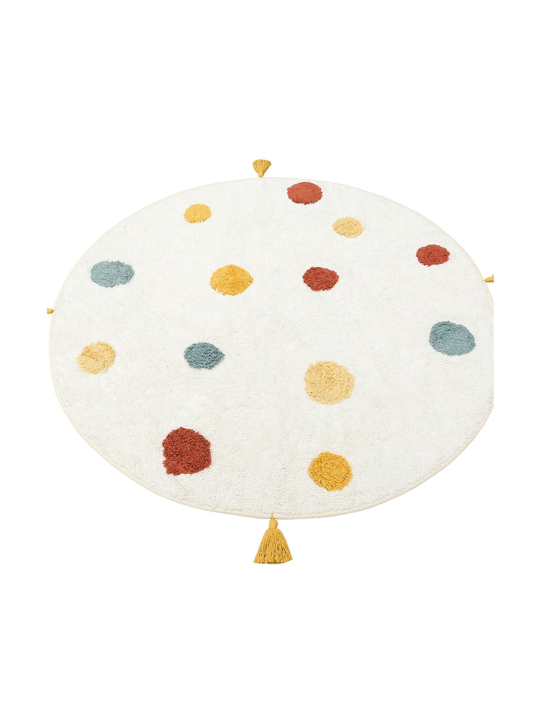 Cotton Baby 100% Natural Cotton Washable Non-Slip Based Baby Rug 06 MULTY XW Q