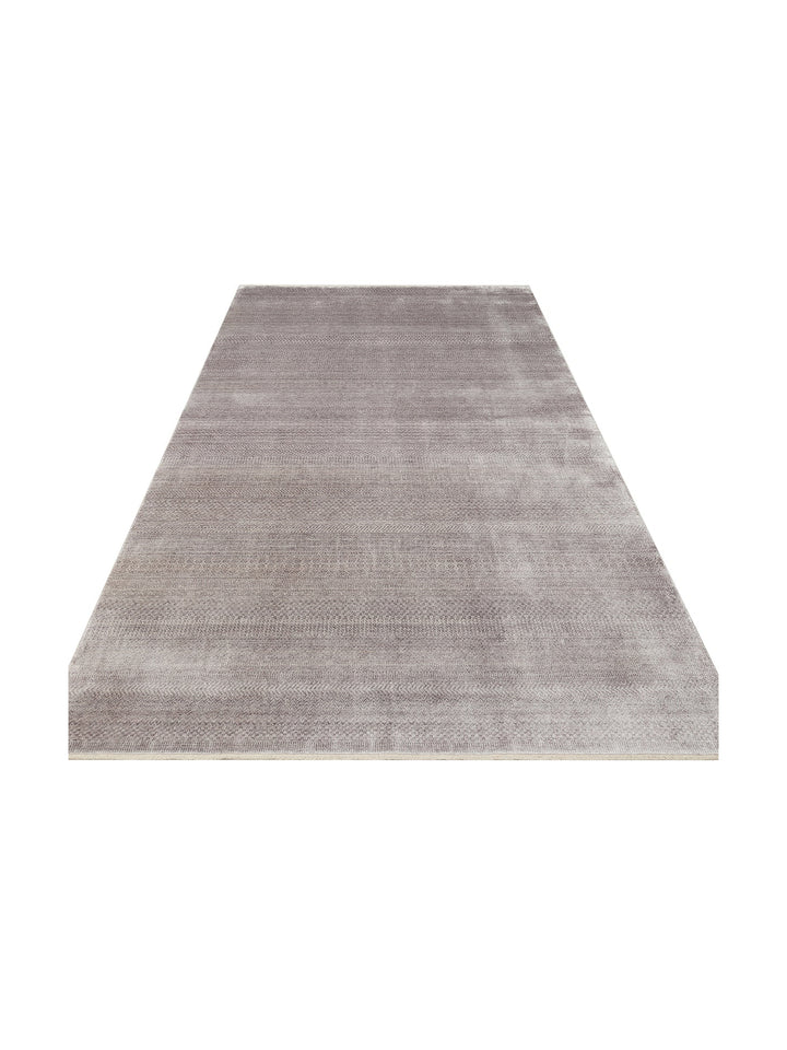 Çırağan %100 Naturel Özel Işıltılı El Emeği ile Özel Tezgahlarda Üretilen TENCEL™ Uşak Halısı 08GREY