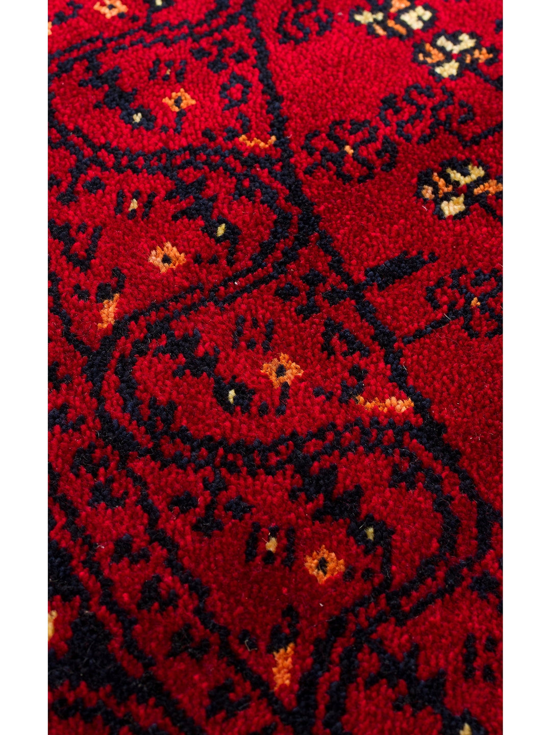 Kabul Afghan Yagcibedir Patterned Handcrafted Tensel Usak Carpet Produced on Special Looms 959 RED Q