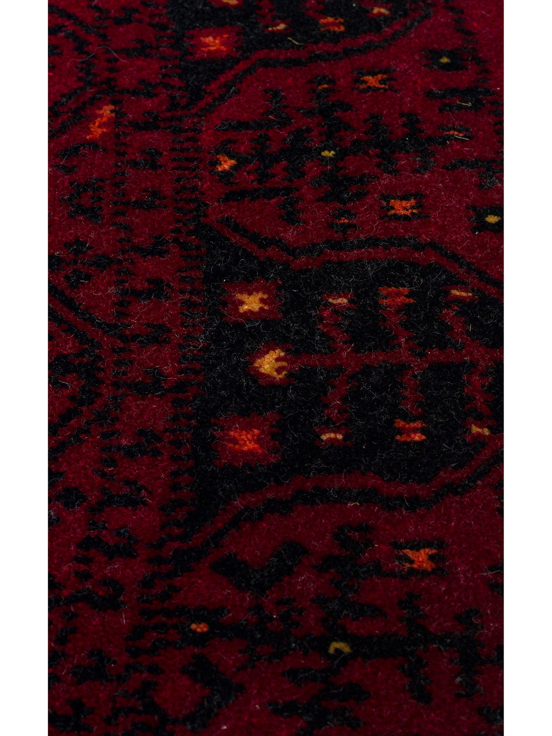 Kabul Afghan Yagcibedir Patterned Handcrafted Tensel Usak Carpet Produced on Special Looms 959 RED Q