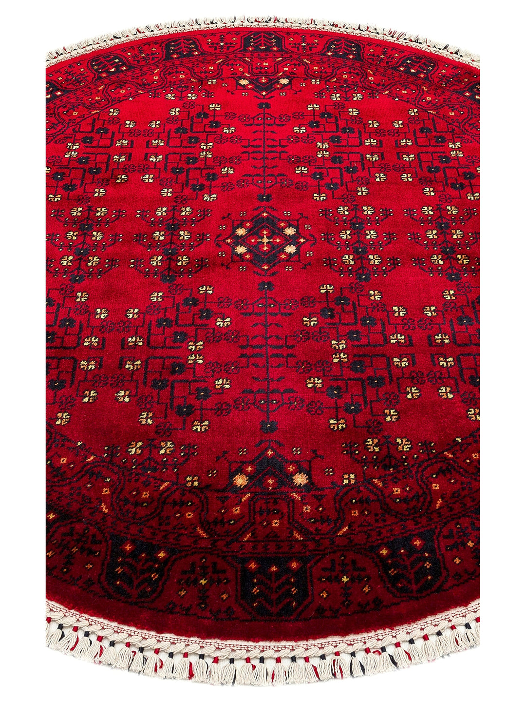 Kabul Afghan Yagcibedir Patterned Handcrafted Tensel Usak Carpet Produced on Special Looms 959 RED Q