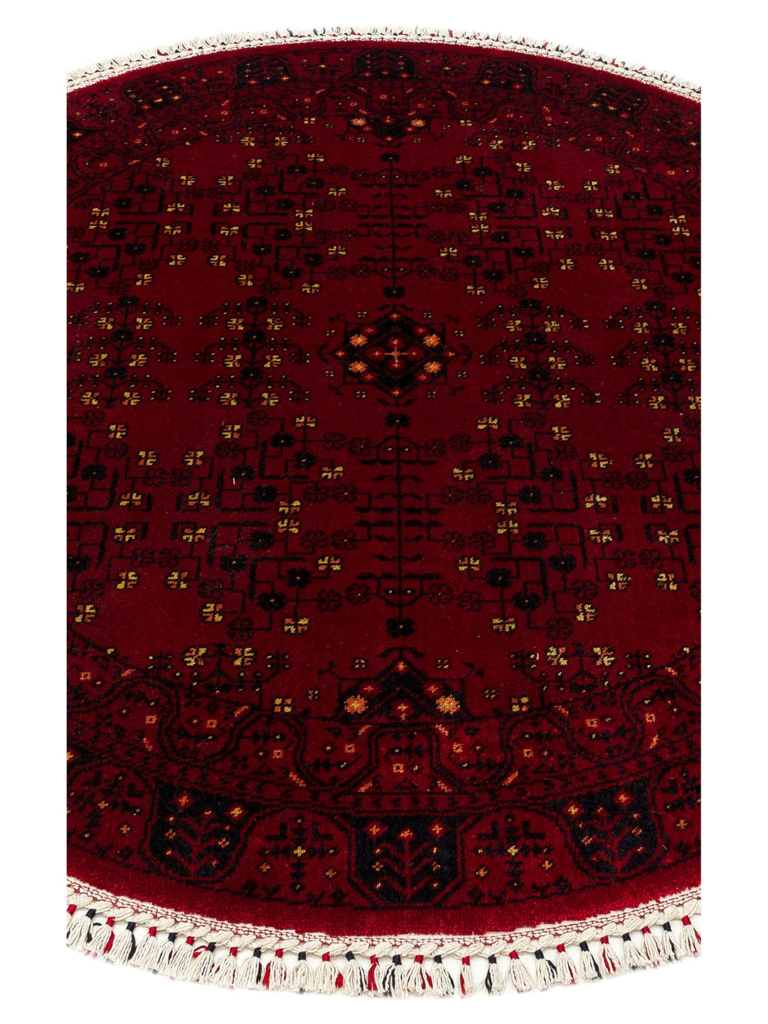 Kabul Afghan Yagcibedir Patterned Handcrafted Tensel Usak Carpet Produced on Special Looms 959 RED Q