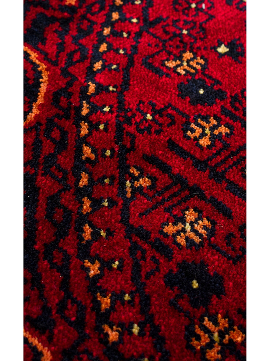 Kabul Afghan Yagcibedir Patterned Handcrafted Tensel Usak Carpet 960 RED Q