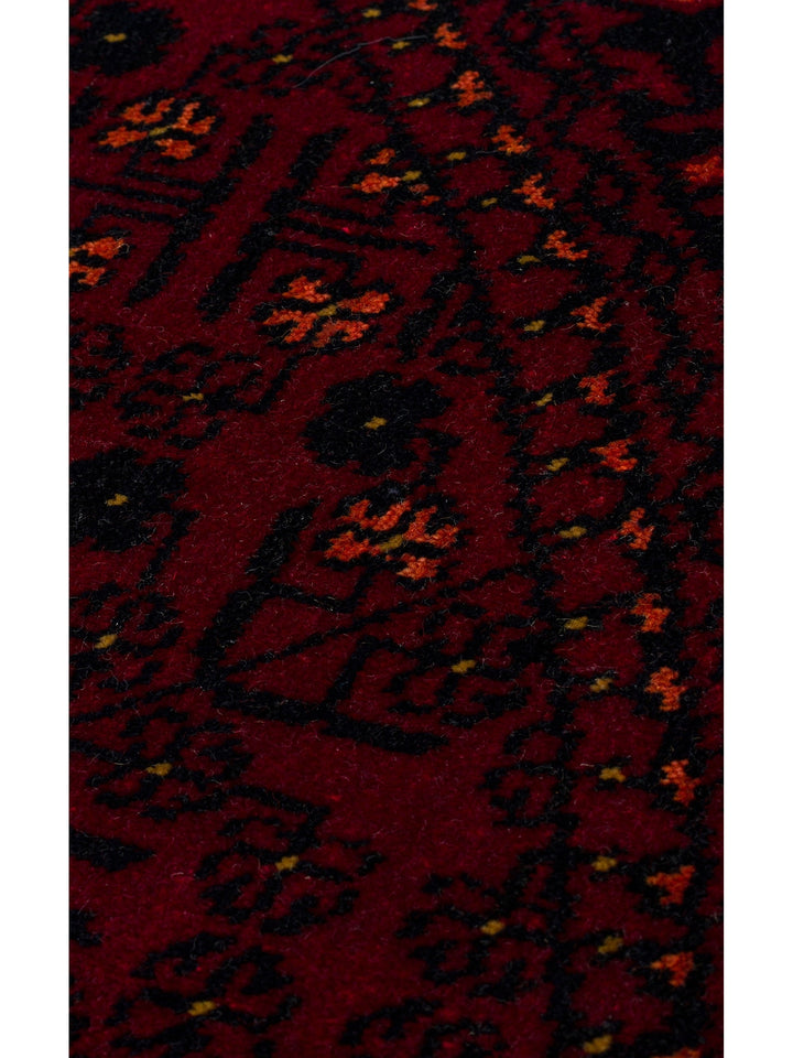 Kabul Afghan Yagcibedir Patterned Handcrafted Tensel Usak Carpet 960 RED Q