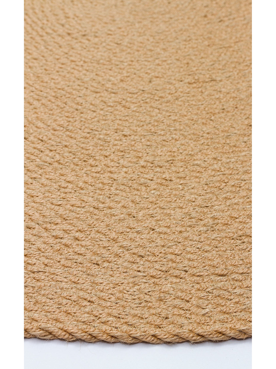 Cancun Jute Look Double Sided Living Room Hallway Kitchen Cotton Straw Knitted Carpet 02 JUT NATURAL