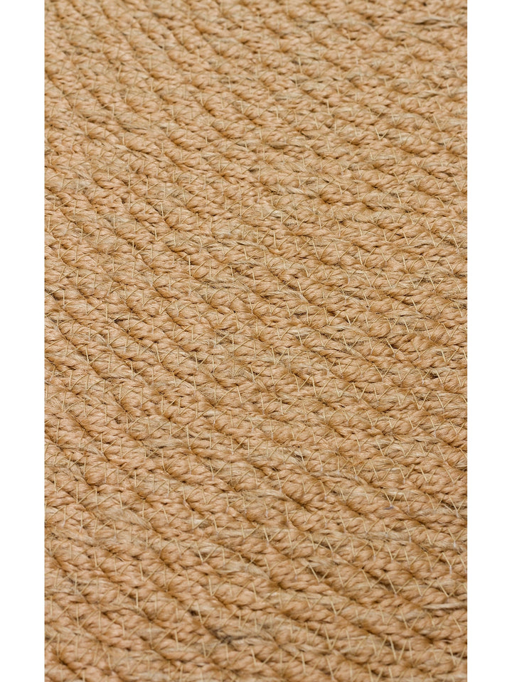 Cancun Jute Look Double Sided Living Room Hallway Kitchen Cotton Straw Knitted Carpet 02 JUT NATURAL